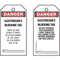 Panduit Tag, "Danger Do Not Operate", 5 Tags PVT-30